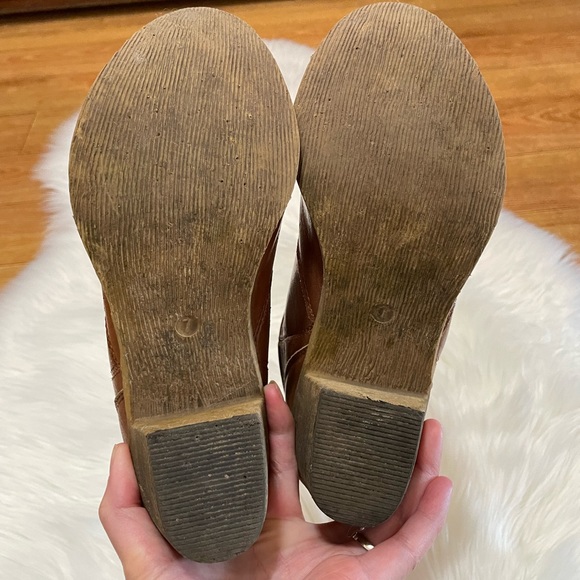 Wet Seal Women Western Style Mid-Calf Boot In Brown Size 7 - Picture 5 of 12